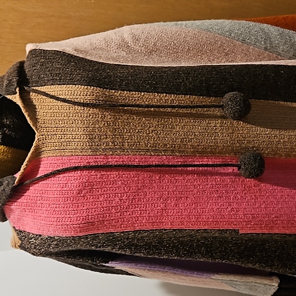 Lucky Brand Women's Multicolor Striped Poncho - Picture 4 of 7